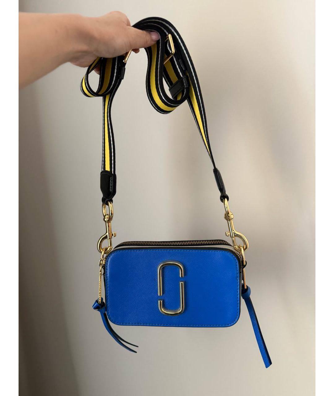 MARC JACOBS Синяя кожаная сумка через плечо, фото 3