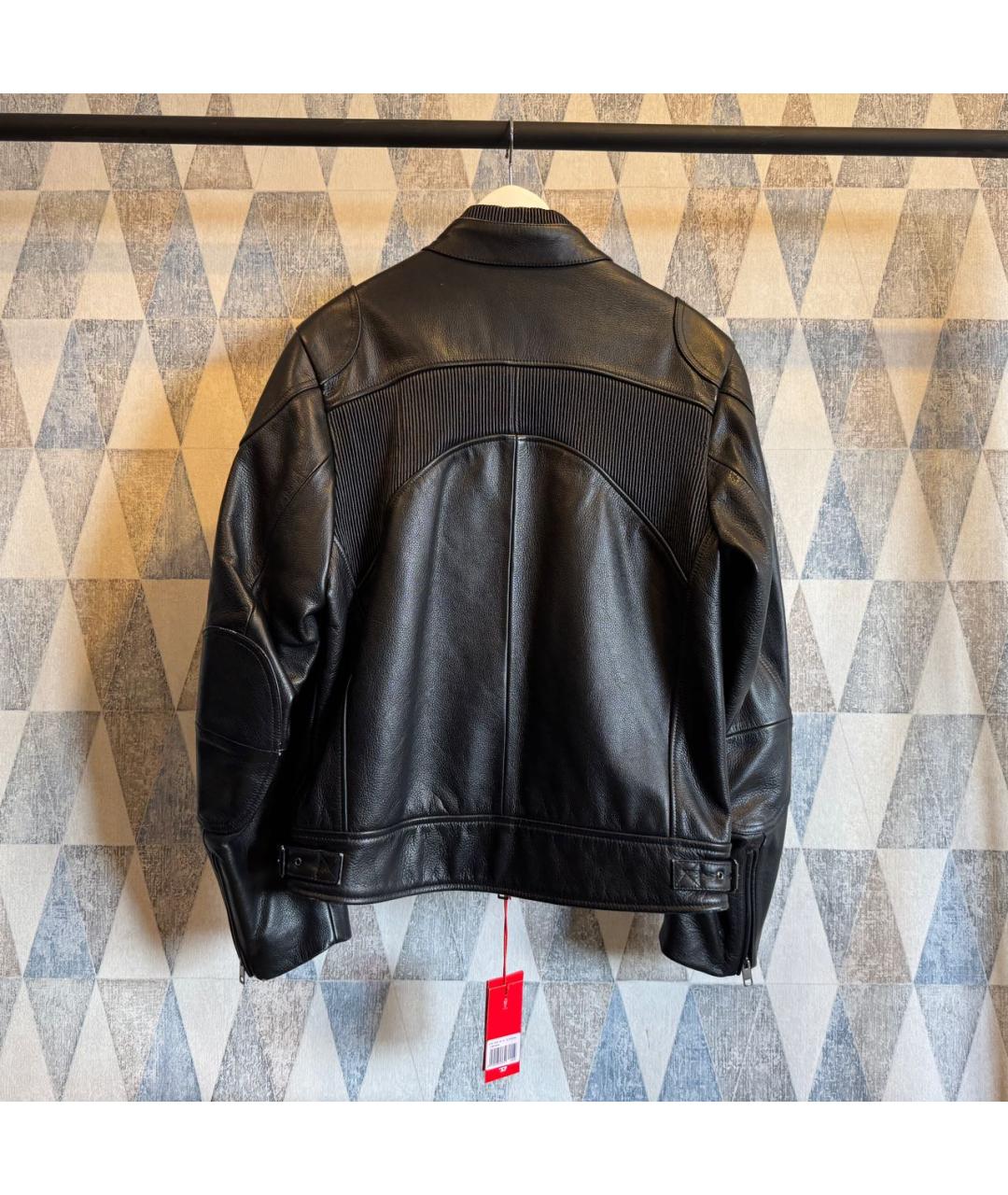 DIESEL Черная кожаная куртка, фото 2