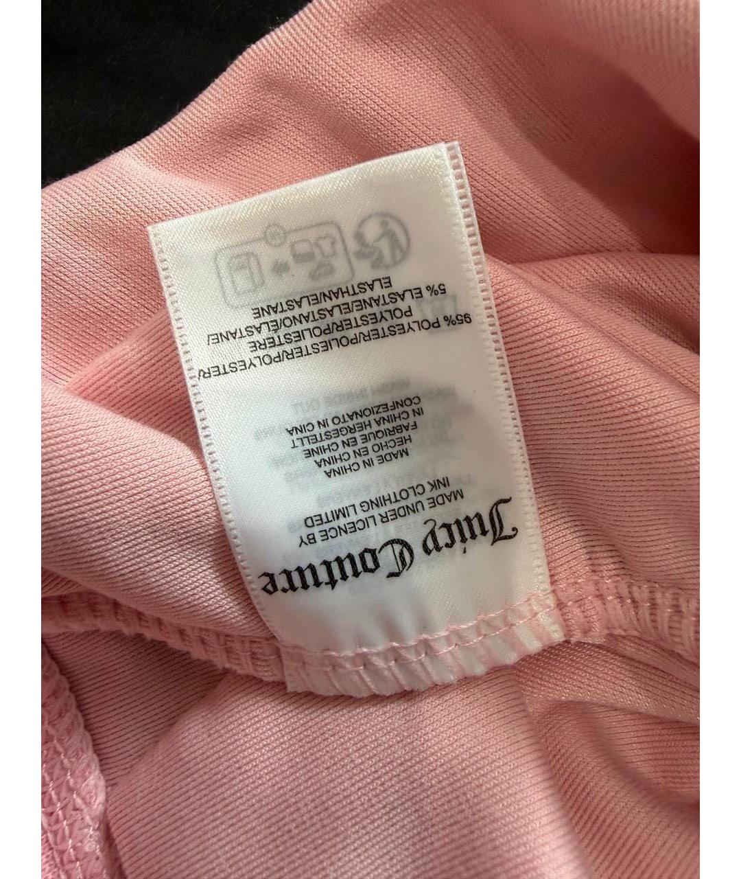 JUICY COUTURE Розовый полиэстеровый костюм с брюками, фото 6