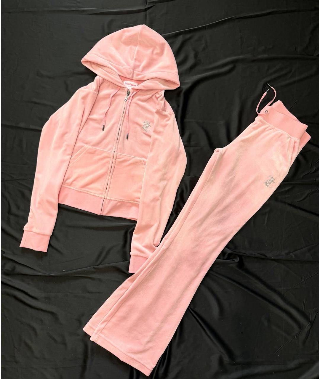JUICY COUTURE Розовый полиэстеровый костюм с брюками, фото 3