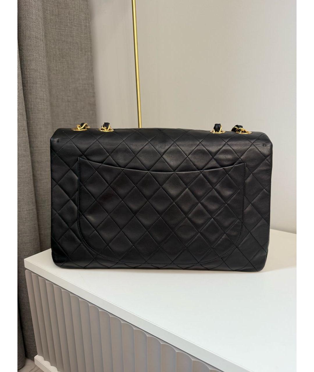 CHANEL Черная кожаная сумка через плечо, фото 2