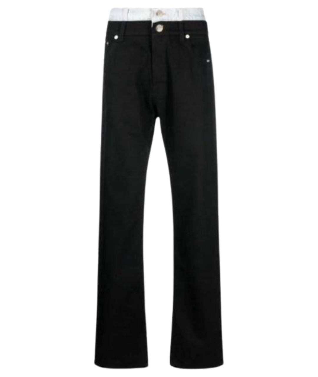 VTMNTS Черные хлопковые прямые джинсы, фото 1