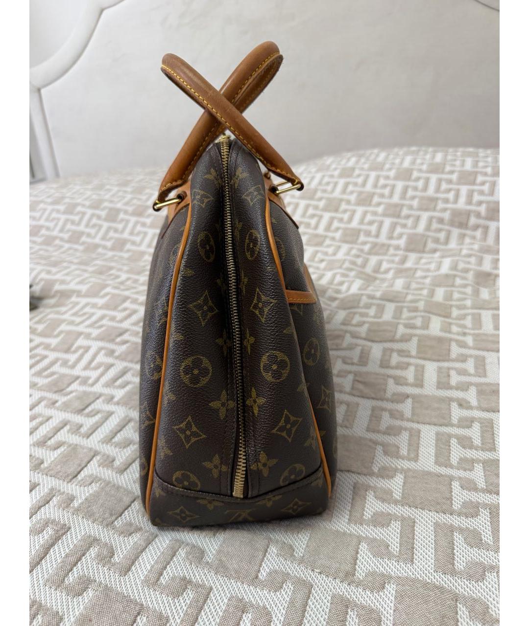 LOUIS VUITTON Коричневая сумка с короткими ручками, фото 3