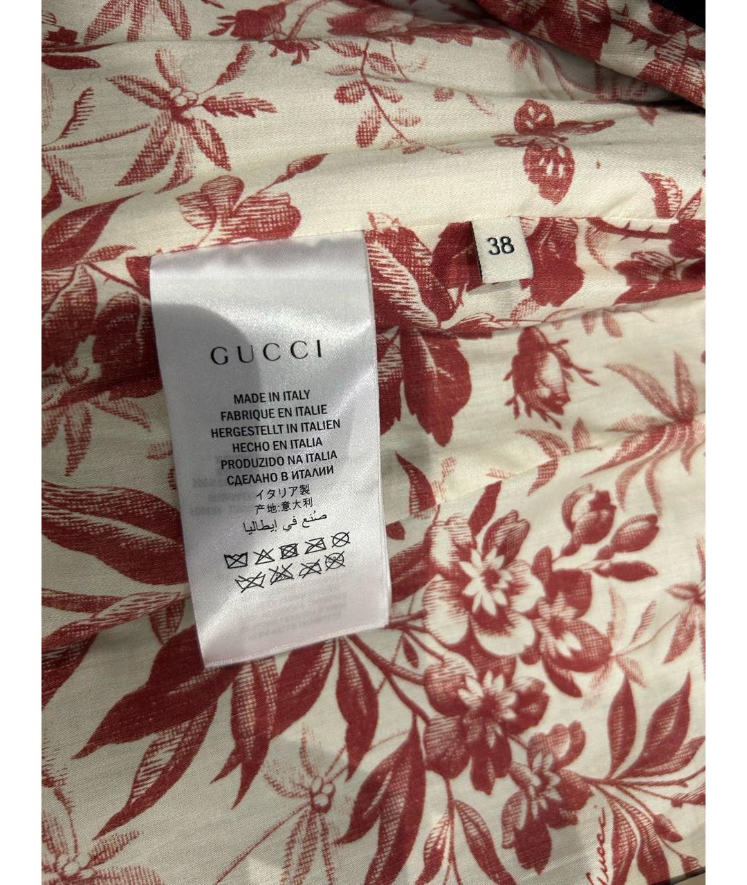 GUCCI Черная кожаная куртка, фото 7