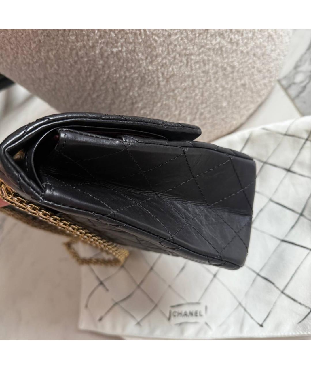 CHANEL Черная кожаная сумка тоут, фото 5