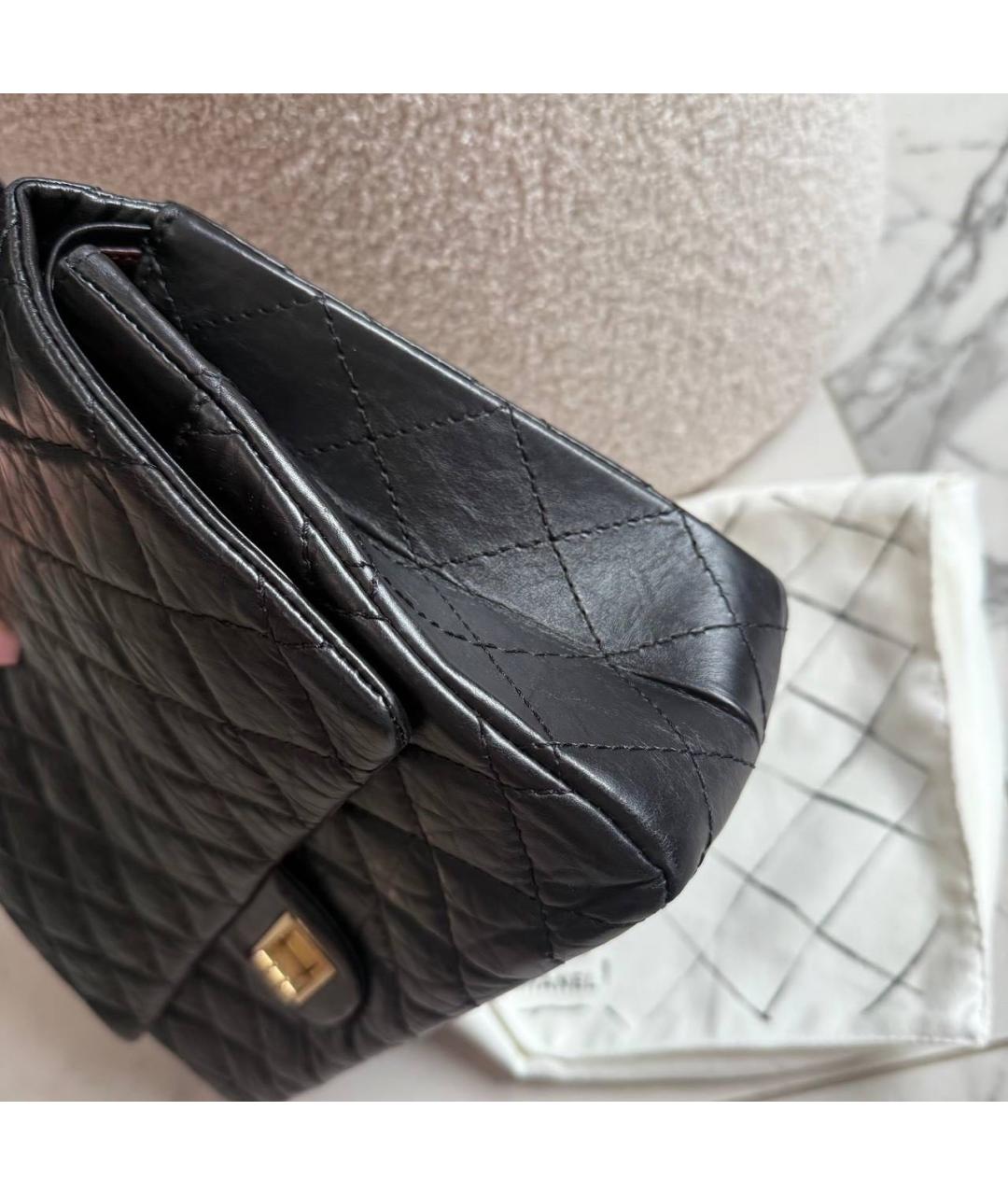 CHANEL Черная кожаная сумка тоут, фото 4