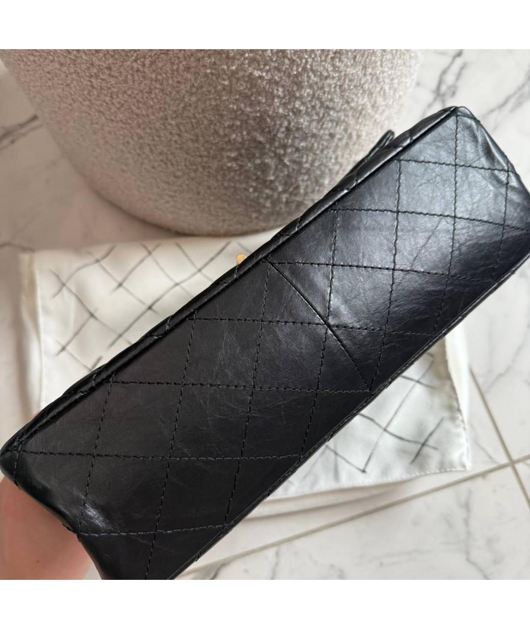 CHANEL Черная кожаная сумка тоут, фото 3