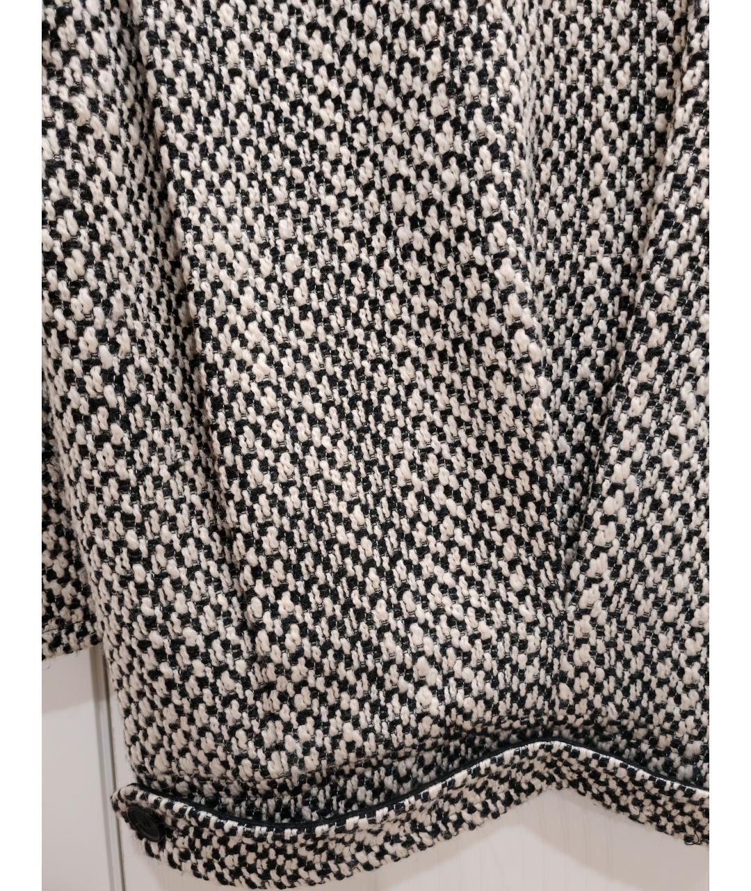 SAINT LAURENT Серое шерстяное пальто, фото 6