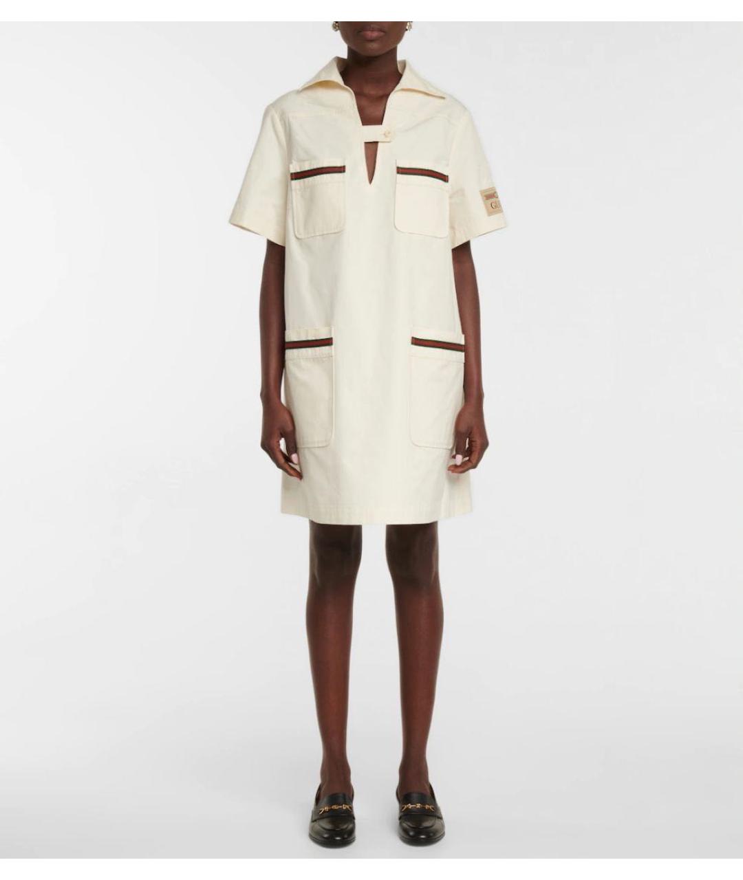 GUCCI Хлопковое повседневное платье, фото 3