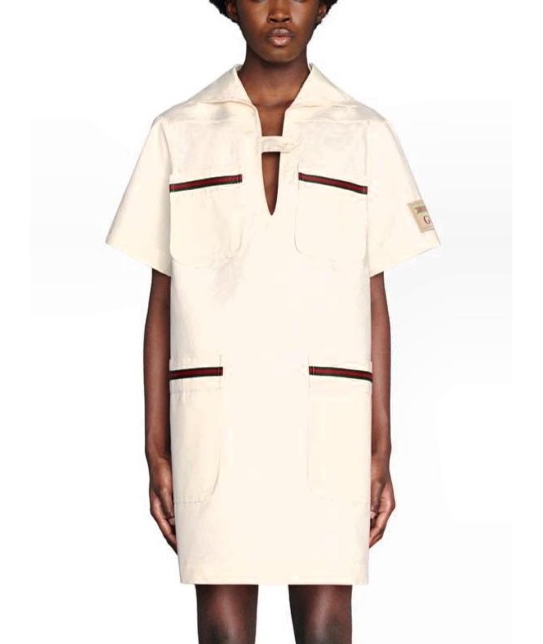 GUCCI Хлопковое повседневное платье, фото 4