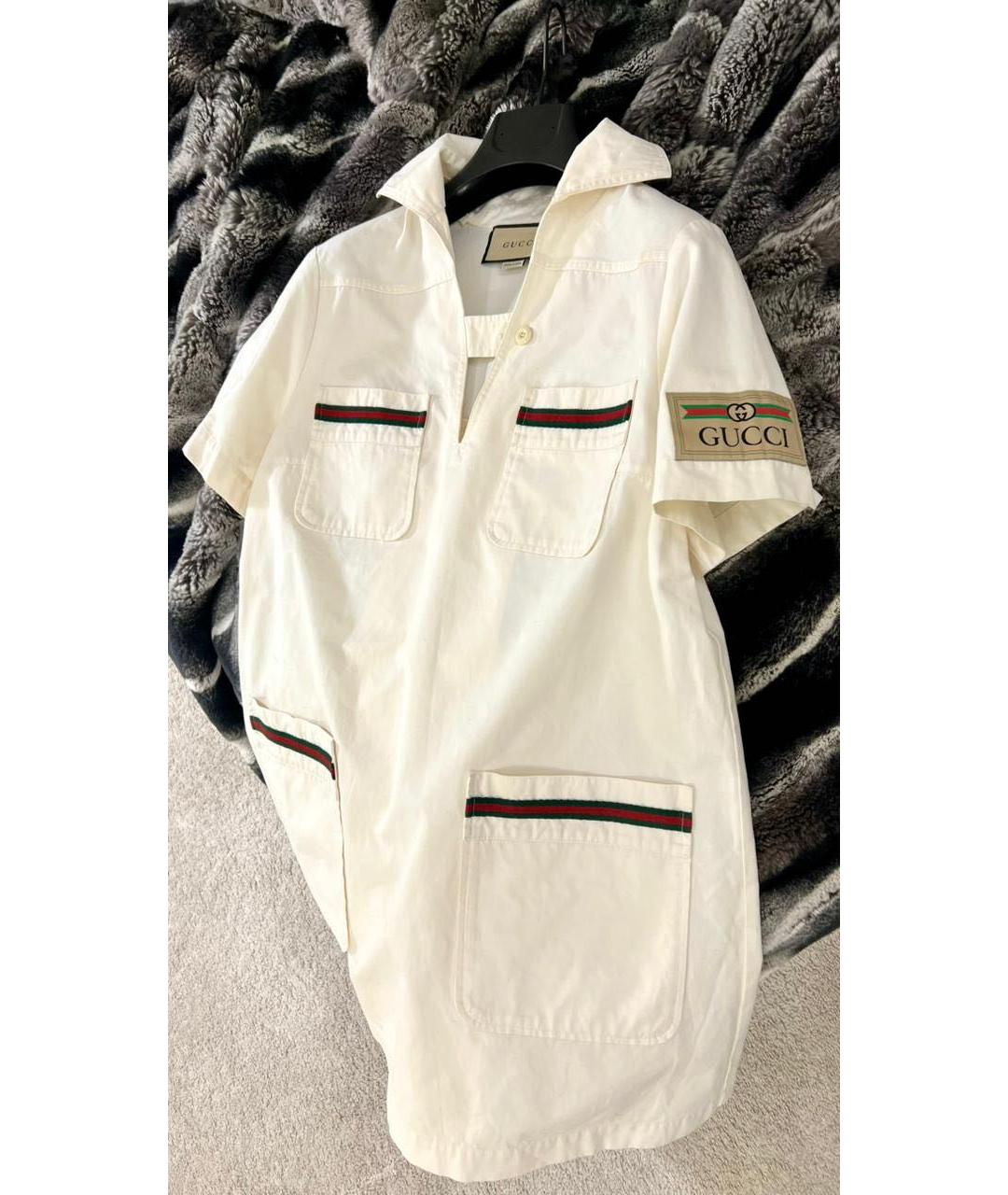 GUCCI Хлопковое повседневное платье, фото 5