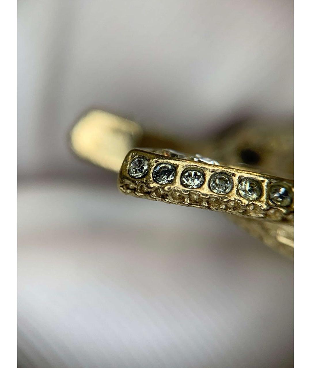 CHANEL Золотая металлическая подвеска, фото 5