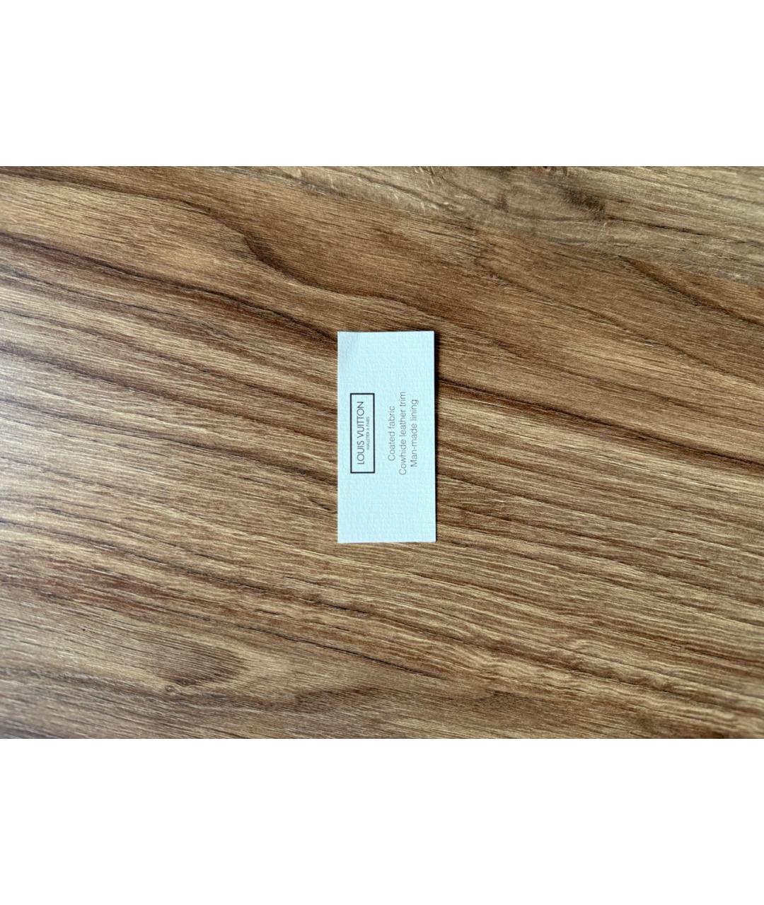 LOUIS VUITTON Черная кожаная папка для документов, фото 6