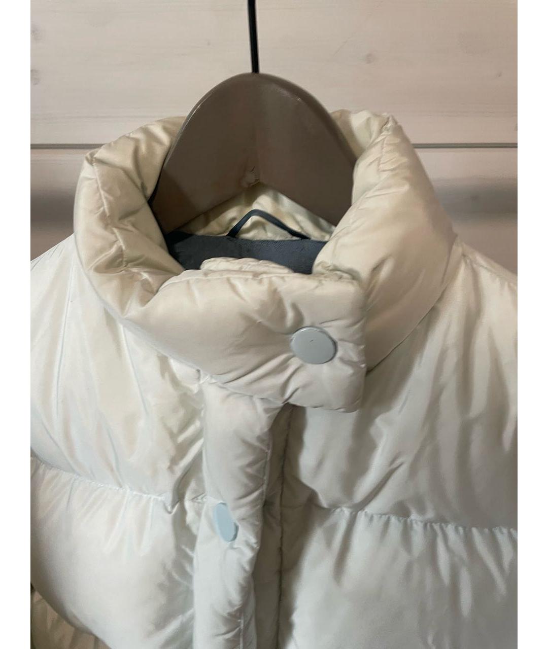 PRADA Голубой полиэстеровый пуховик, фото 4