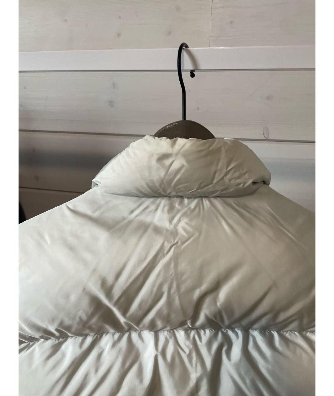 PRADA Голубой полиэстеровый пуховик, фото 3