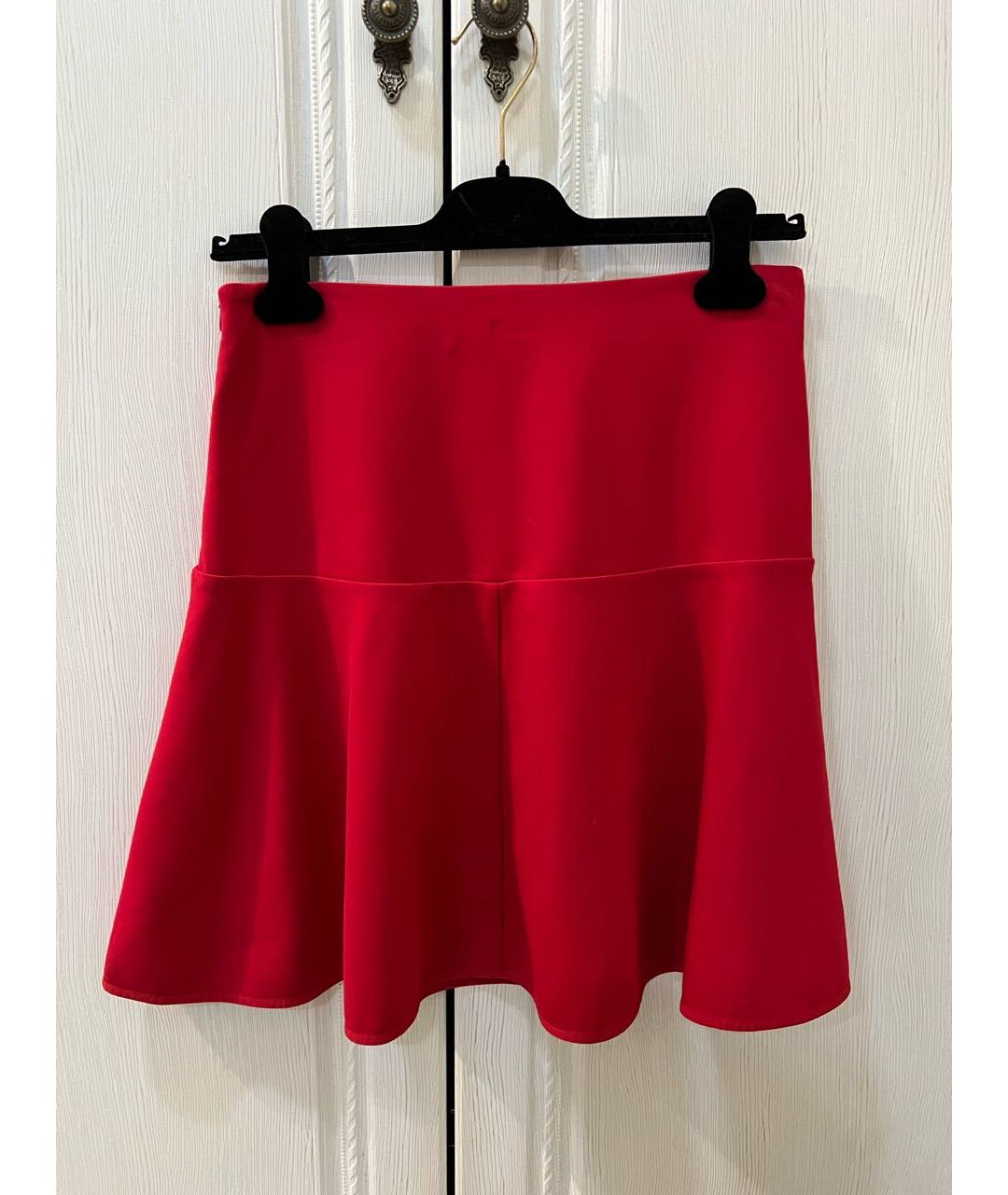 WEEKEND MAX MARA Красная вискозная юбка мини, фото 6