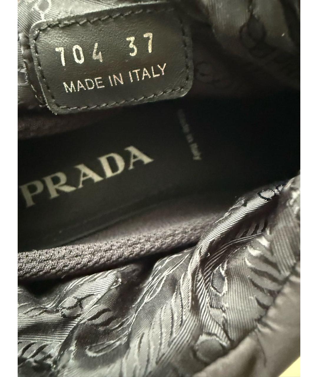 PRADA Черные полусапоги, фото 6