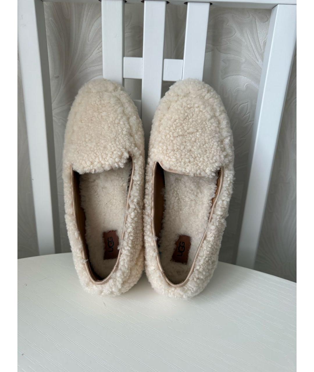 UGG AUSTRALIA Бежевые мокасины, фото 3
