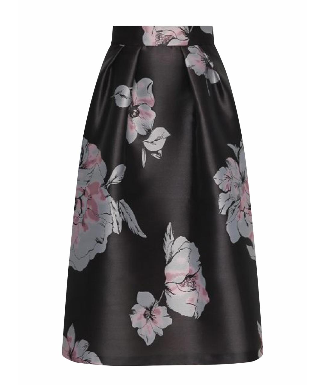 MAX&CO Черная полиэстеровая юбка миди, фото 1