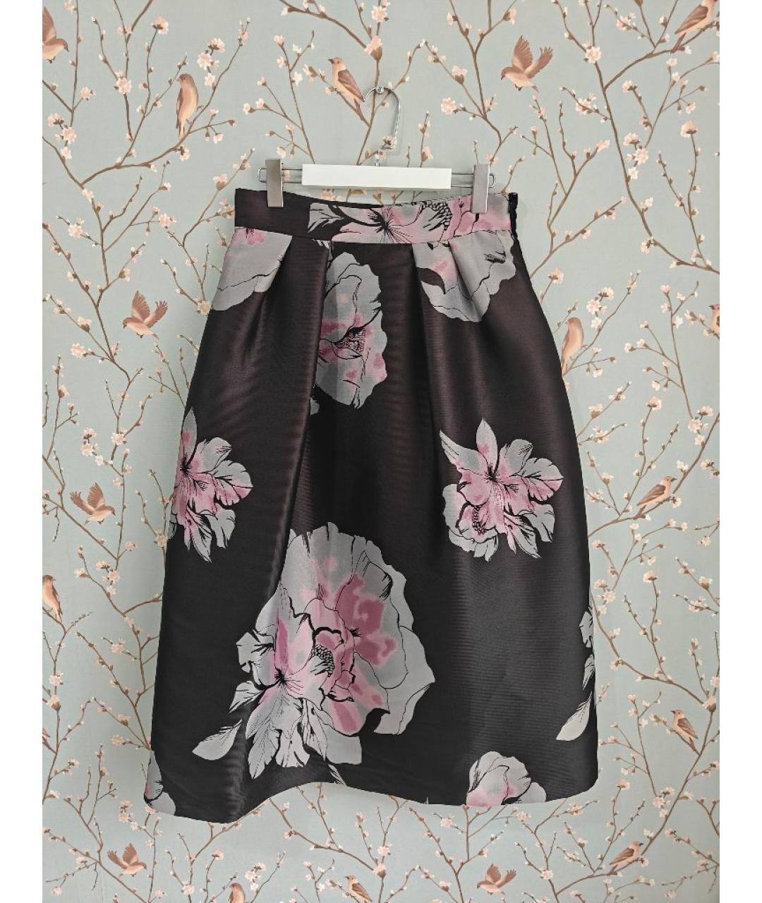 MAX&CO Черная полиэстеровая юбка миди, фото 10