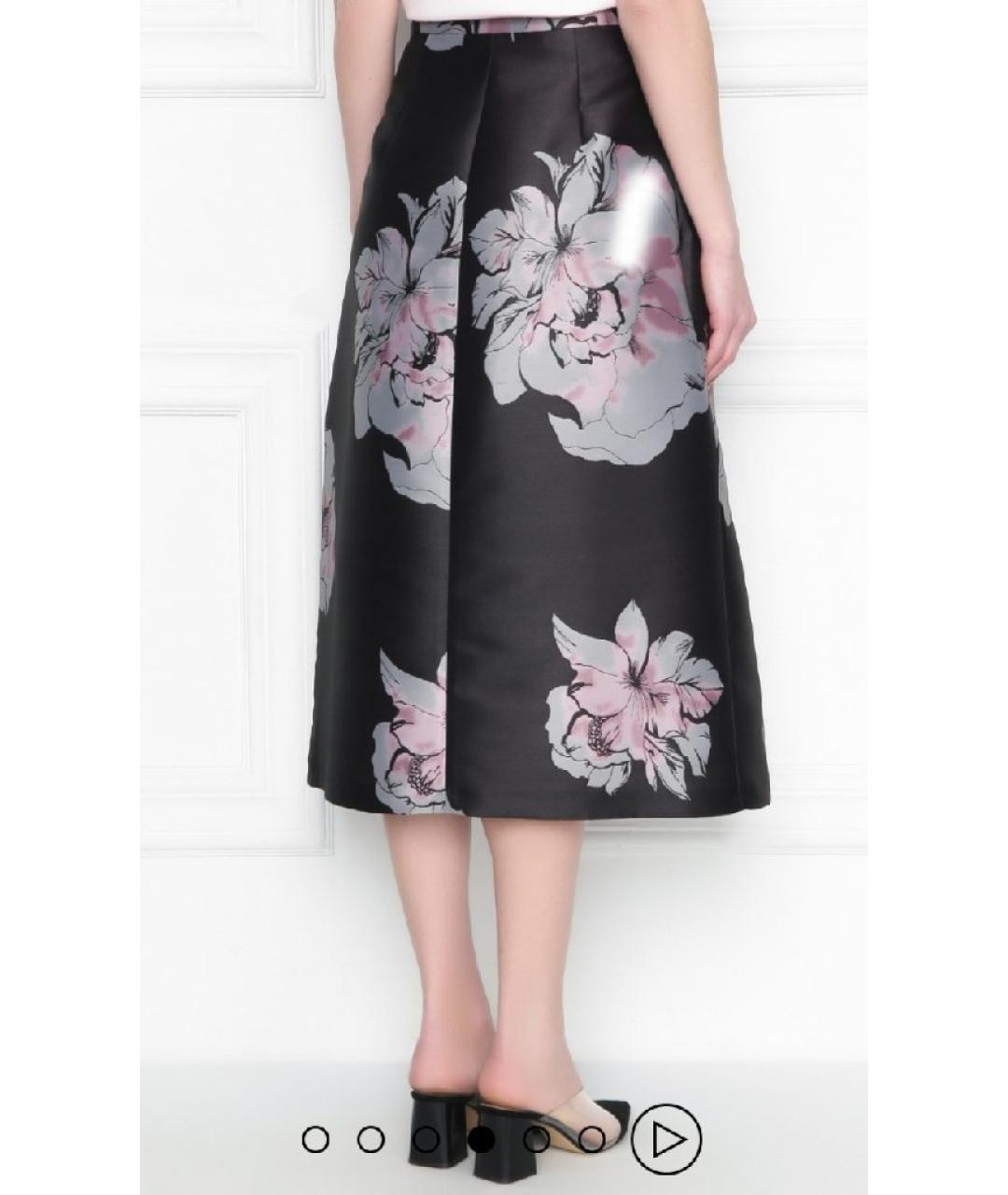 MAX&CO Черная полиэстеровая юбка миди, фото 9