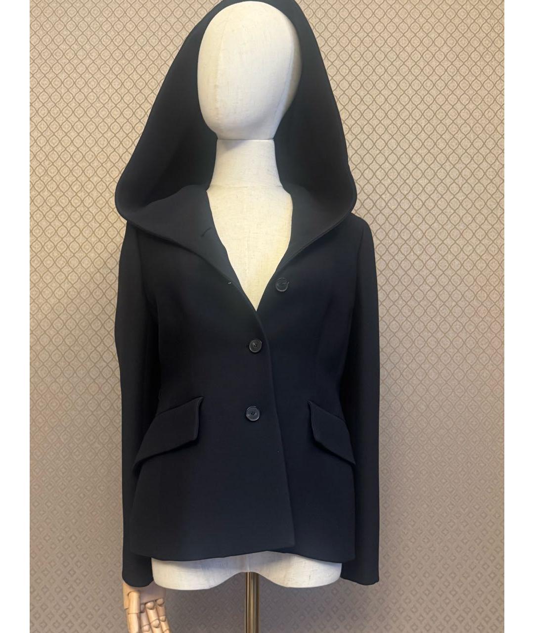 CHRISTIAN DIOR Темно-синий шерстяной жакет/пиджак, фото 3