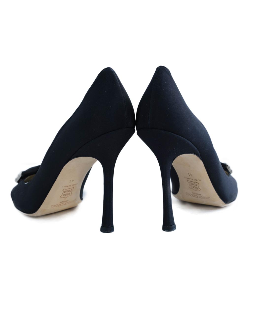 JIMMY CHOO Черные кожаные туфли, фото 5