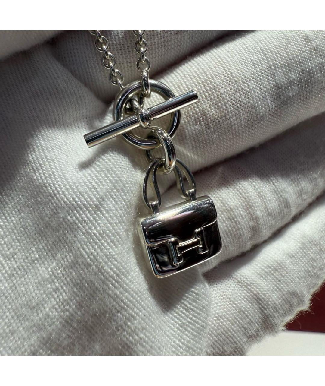 HERMES Серебряное колье, фото 5