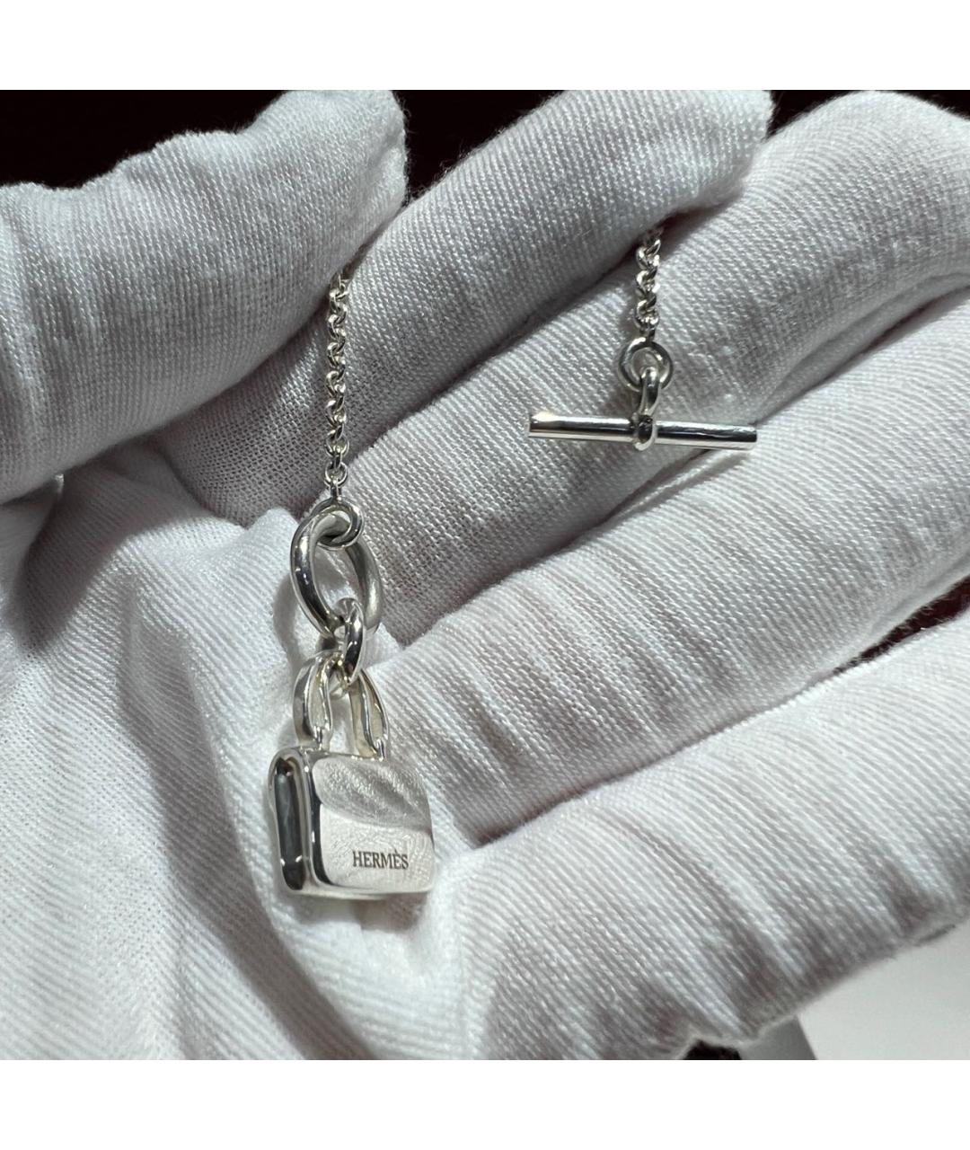HERMES Серебряное колье, фото 4