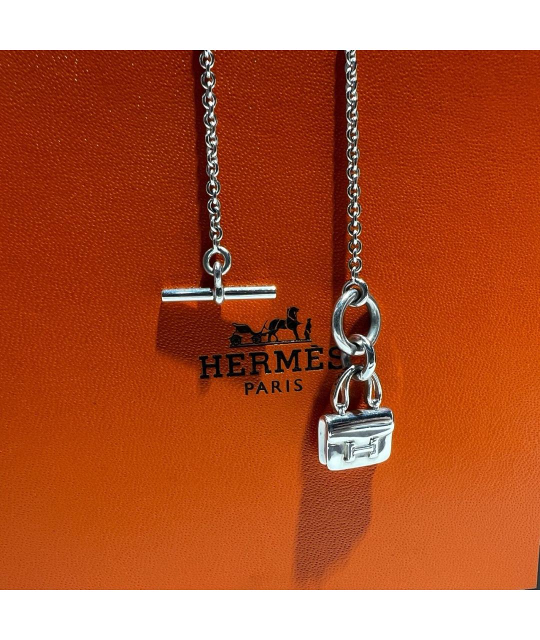 HERMES Серебряное колье, фото 8