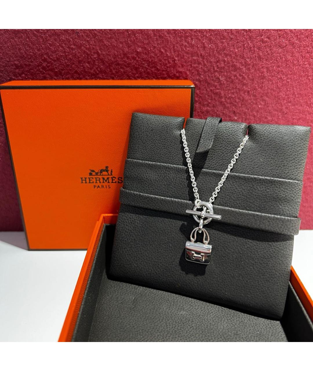 HERMES Серебряное колье, фото 2