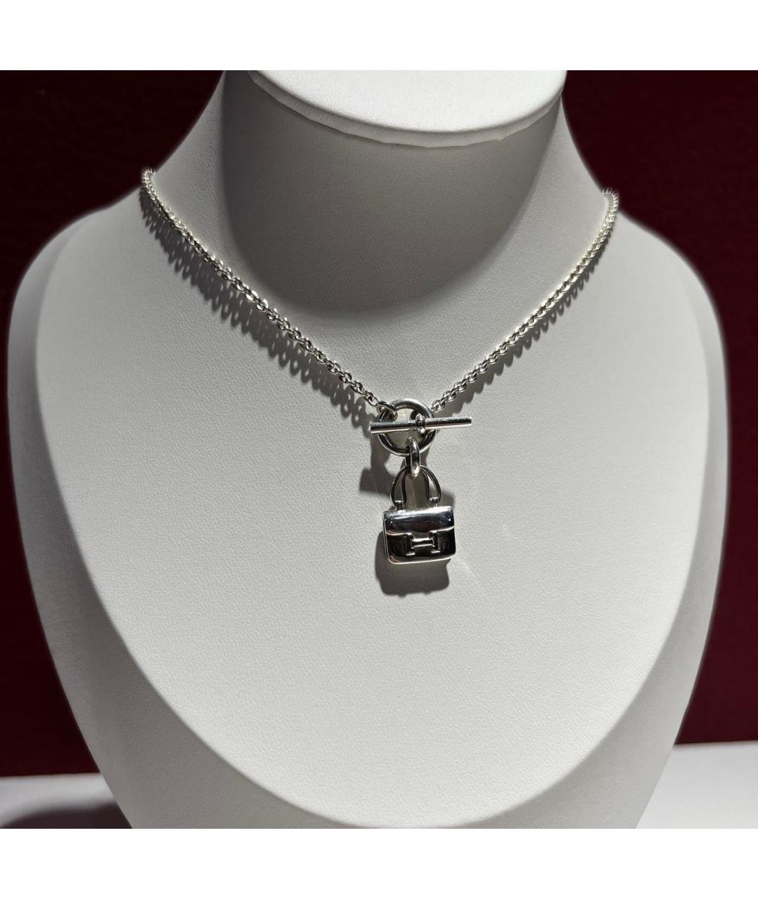 HERMES Серебряное колье, фото 3