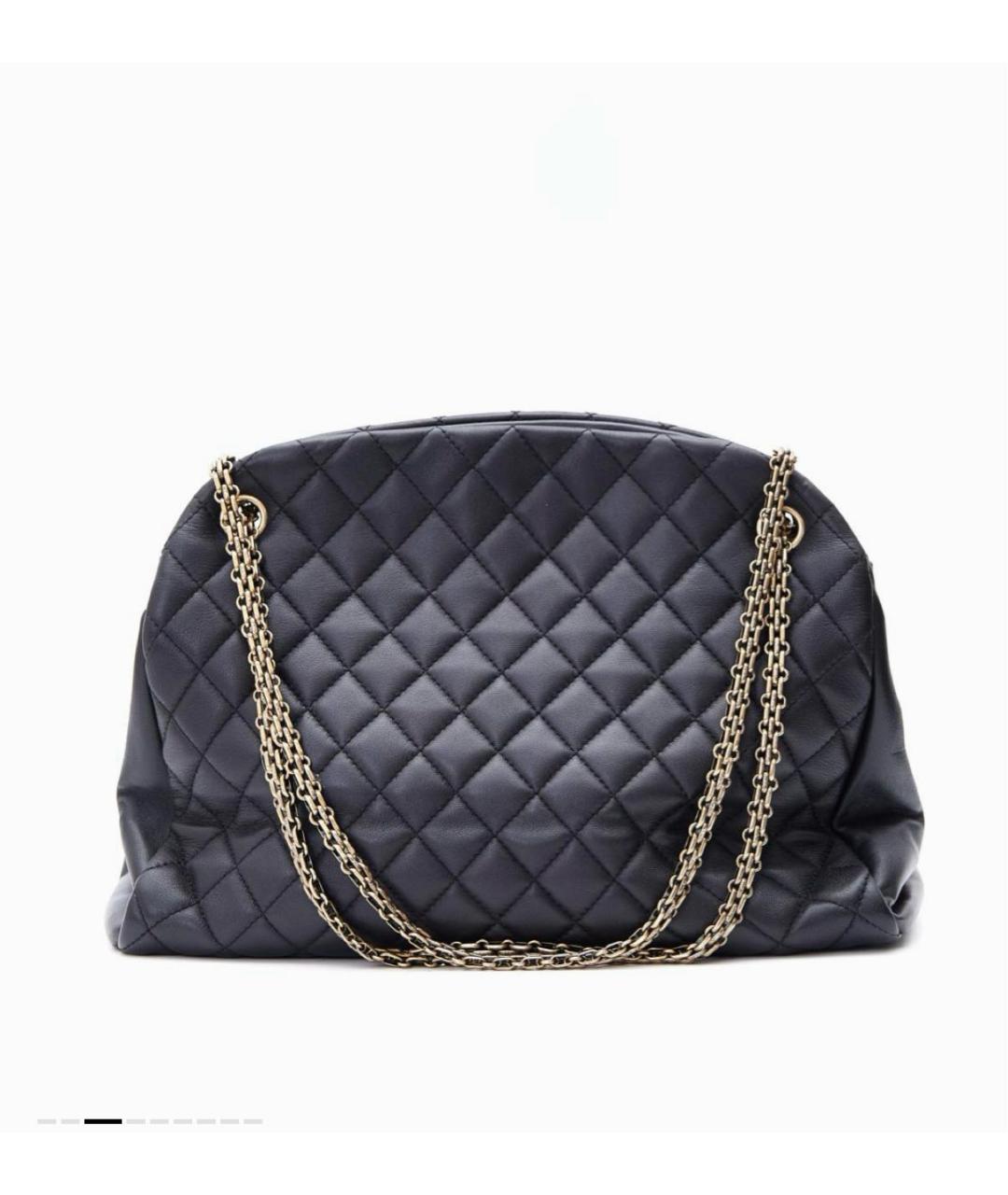 CHANEL Черная кожаная сумка через плечо, фото 3