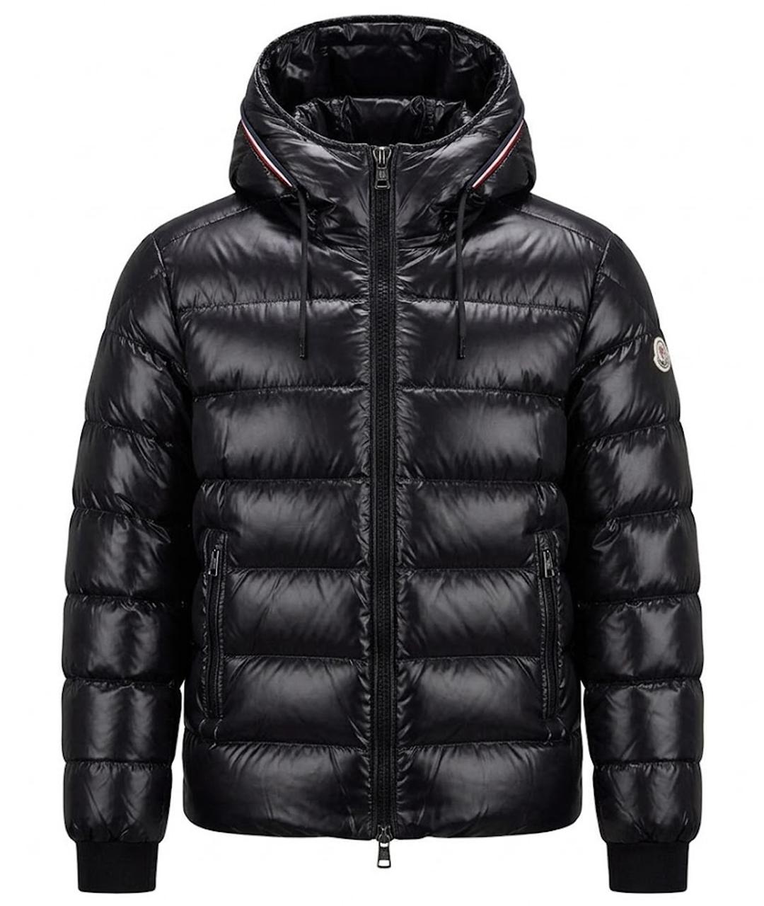 MONCLER Черный пуховик, фото 1