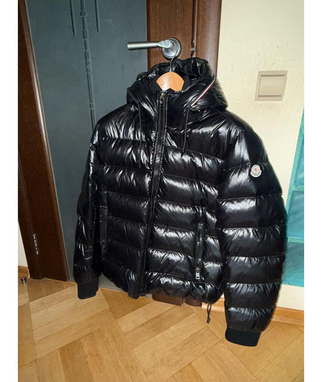 MONCLER Черный пуховик, фото 7