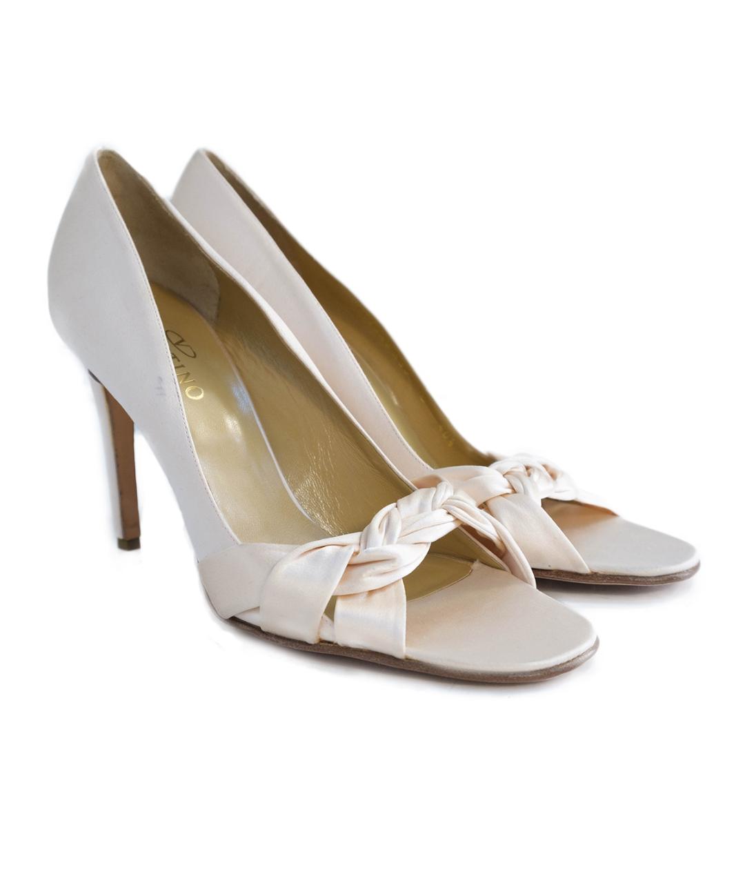 VALENTINO Розовые текстильные туфли, фото 2