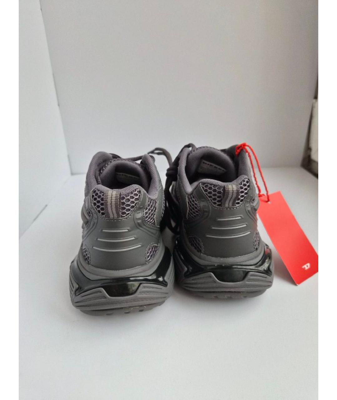 DIESEL Черные текстильные кроссовки, фото 4