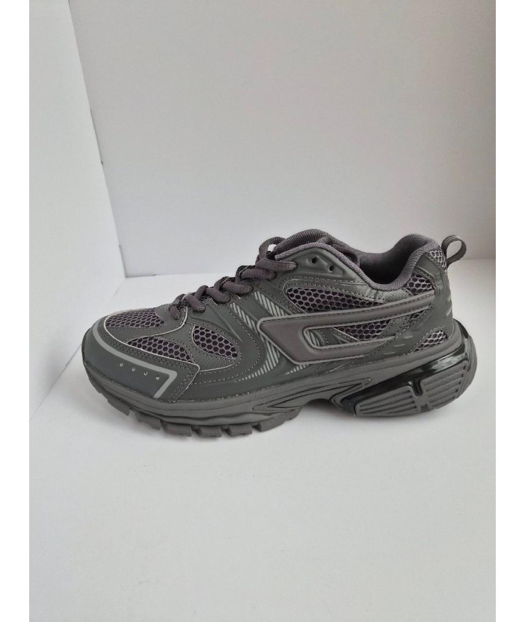 DIESEL Черные текстильные кроссовки, фото 8