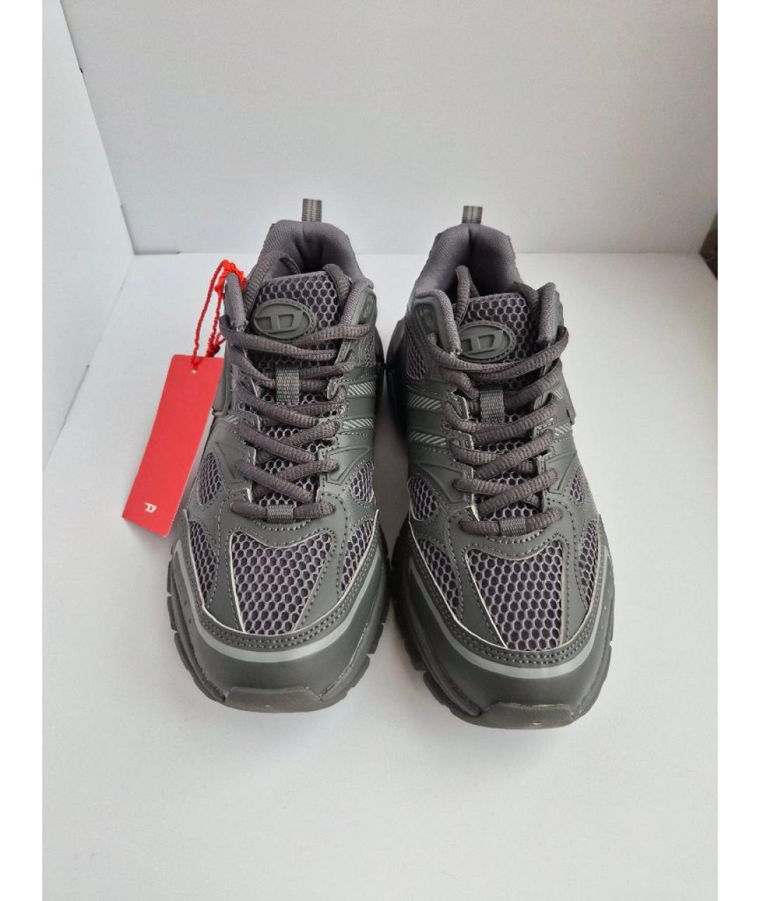 DIESEL Черные текстильные кроссовки, фото 2