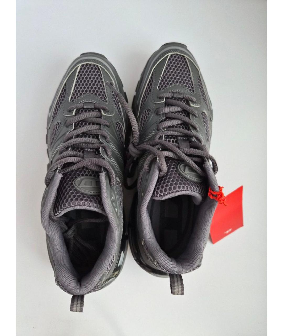 DIESEL Черные текстильные кроссовки, фото 3