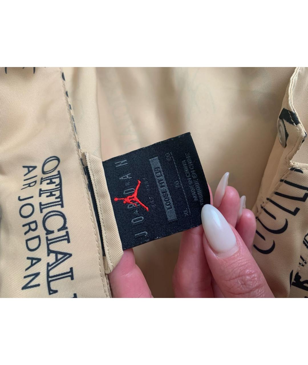 JORDAN Золотая полиэстеровая куртка, фото 8