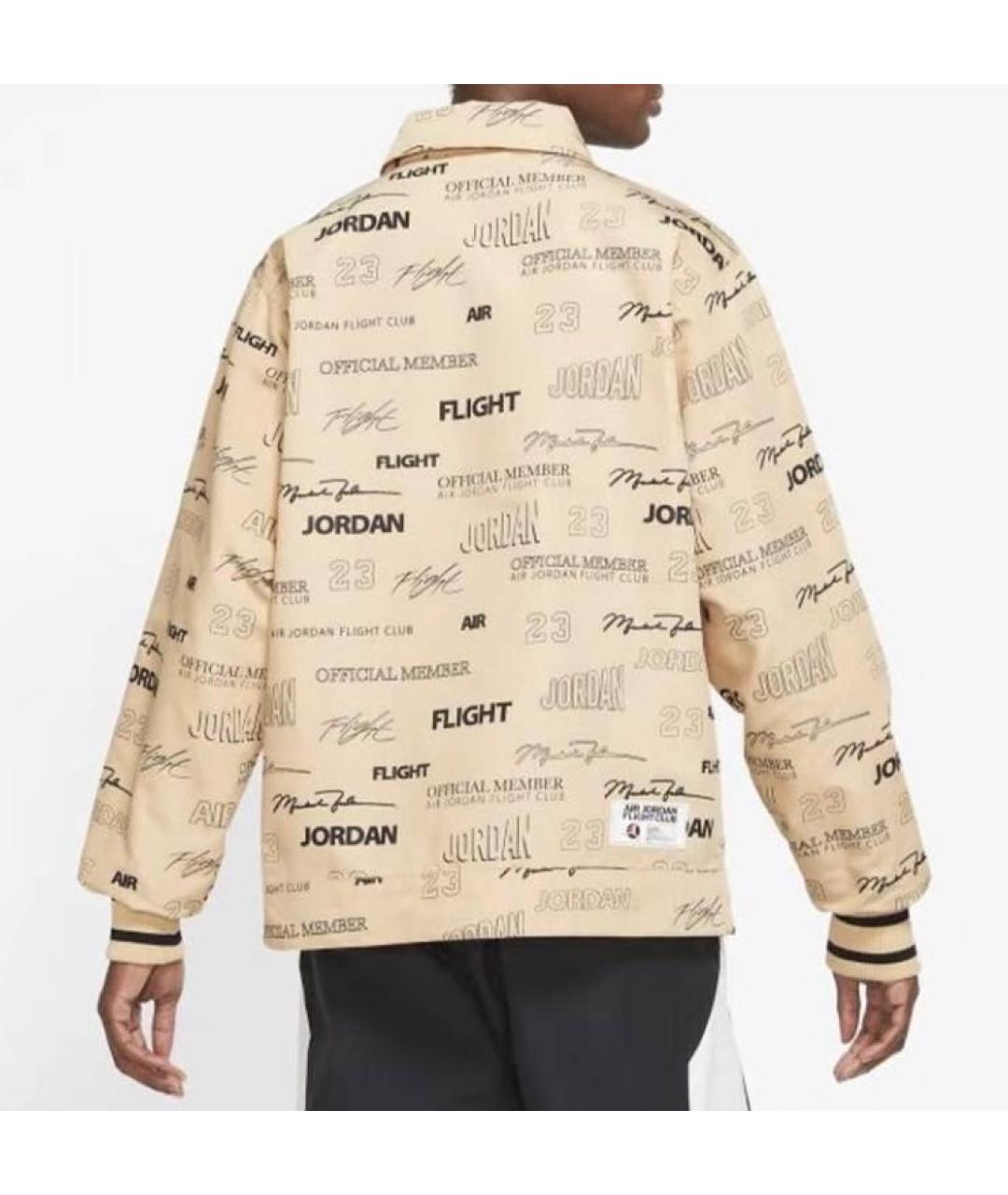 JORDAN Золотая полиэстеровая куртка, фото 2