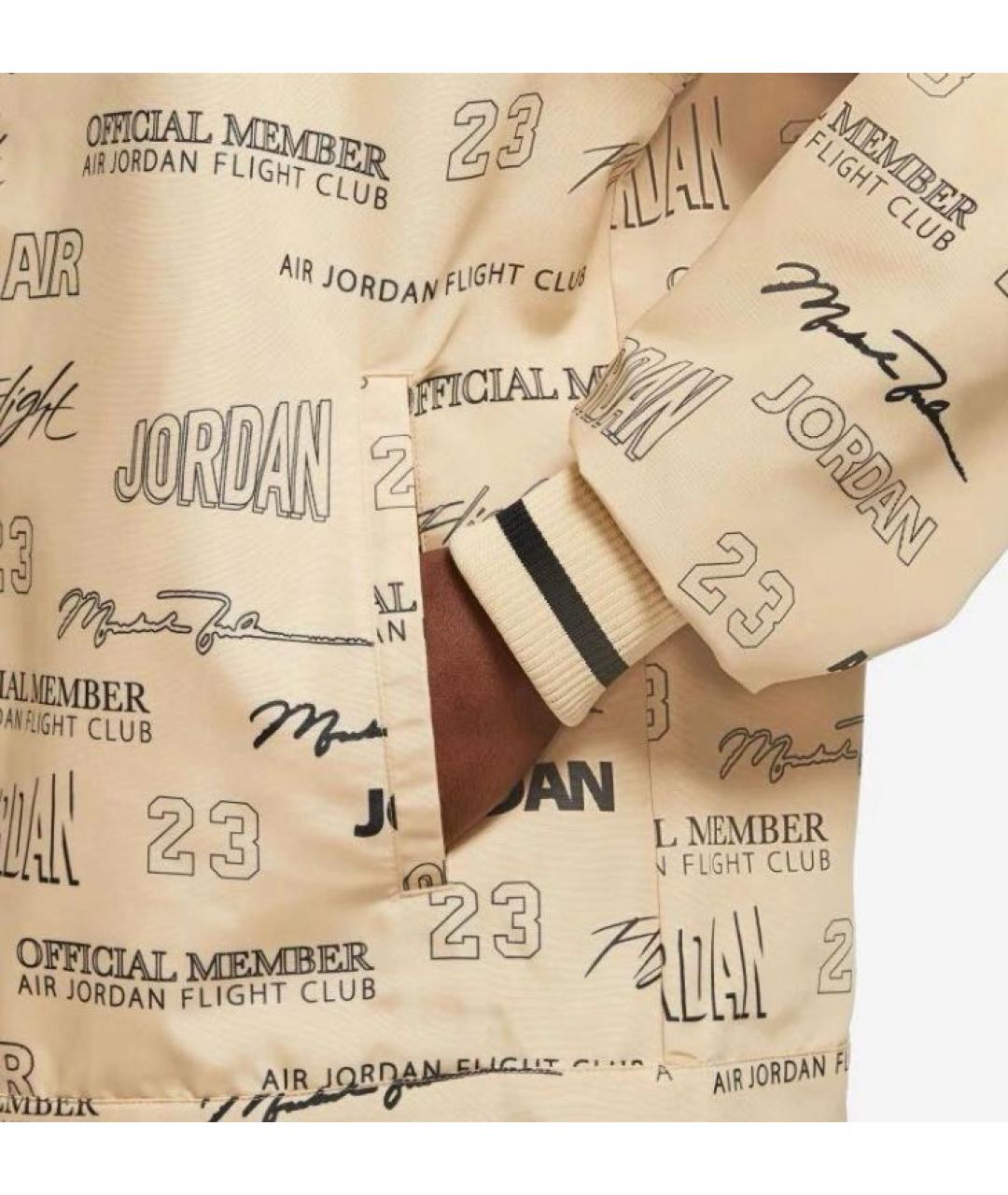 JORDAN Золотая полиэстеровая куртка, фото 4