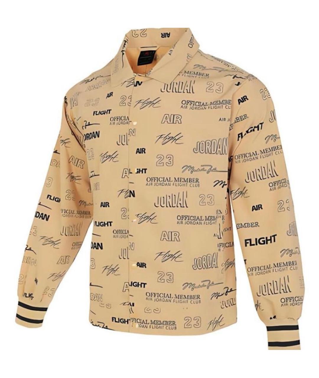 JORDAN Золотая полиэстеровая куртка, фото 9