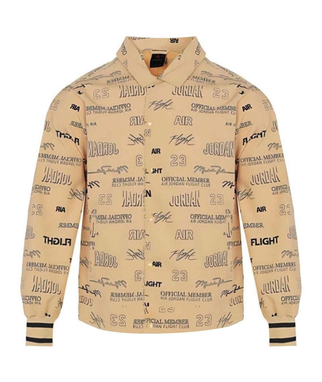 JORDAN Золотая полиэстеровая куртка, фото 1