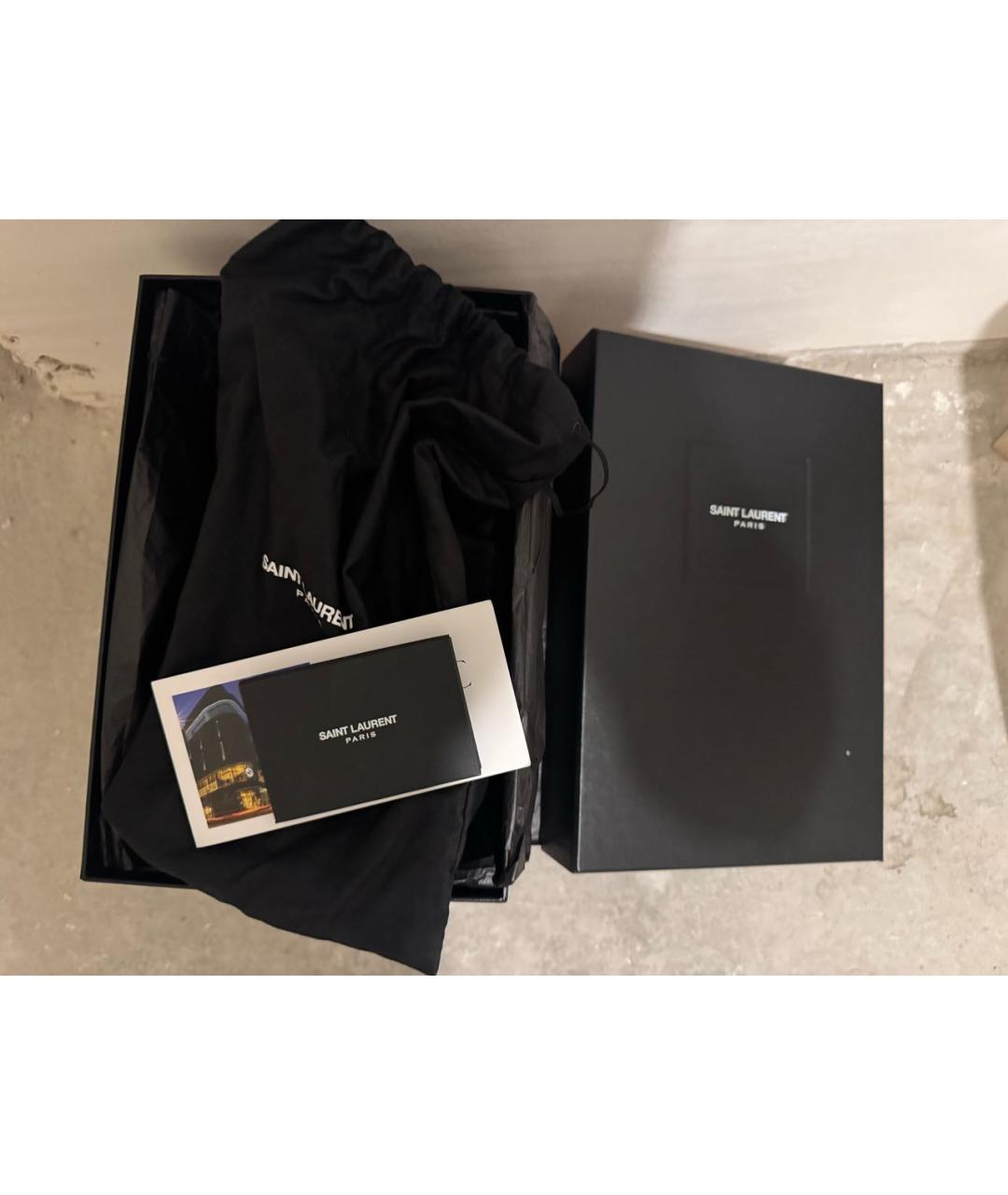 SAINT LAURENT Коричневые замшевые туфли, фото 6