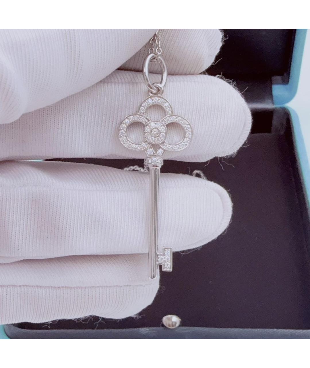 TIFFANY&CO Белое колье из белого золота, фото 5