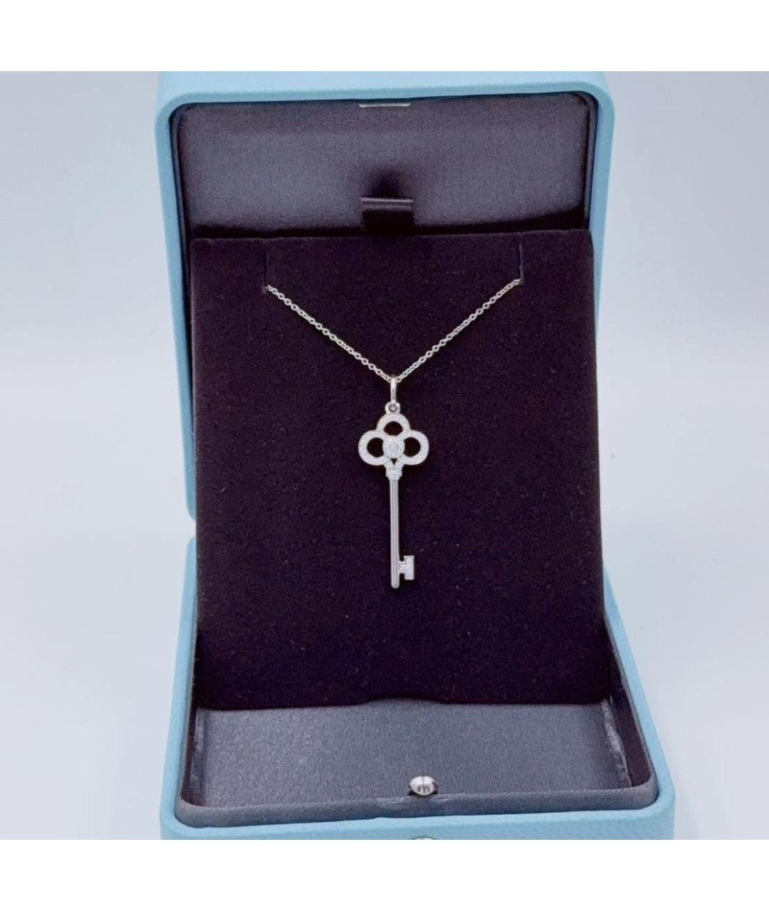 TIFFANY&CO Белое колье из белого золота, фото 2