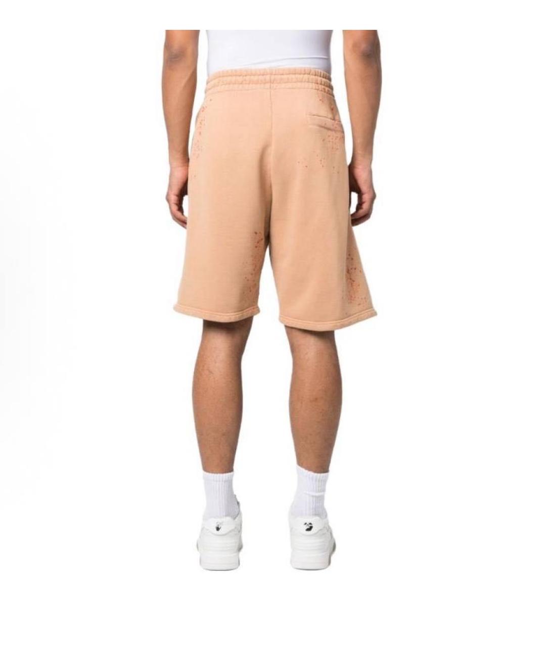 PALM ANGELS Оранжевое хлопковые шорты, фото 2