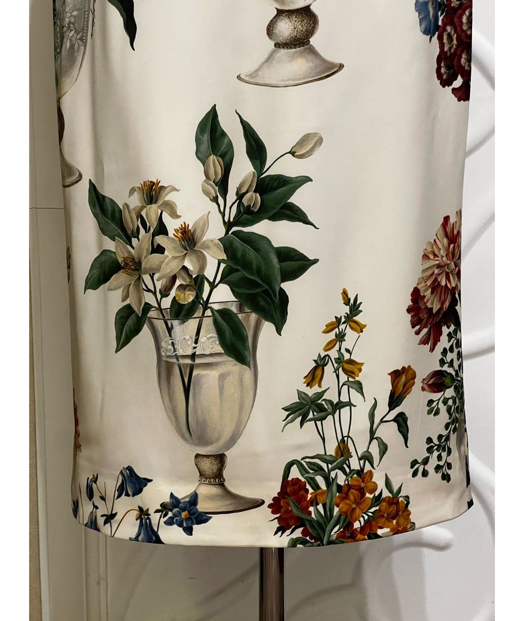 DOLCE&GABBANA Мульти вискозная юбка миди, фото 6